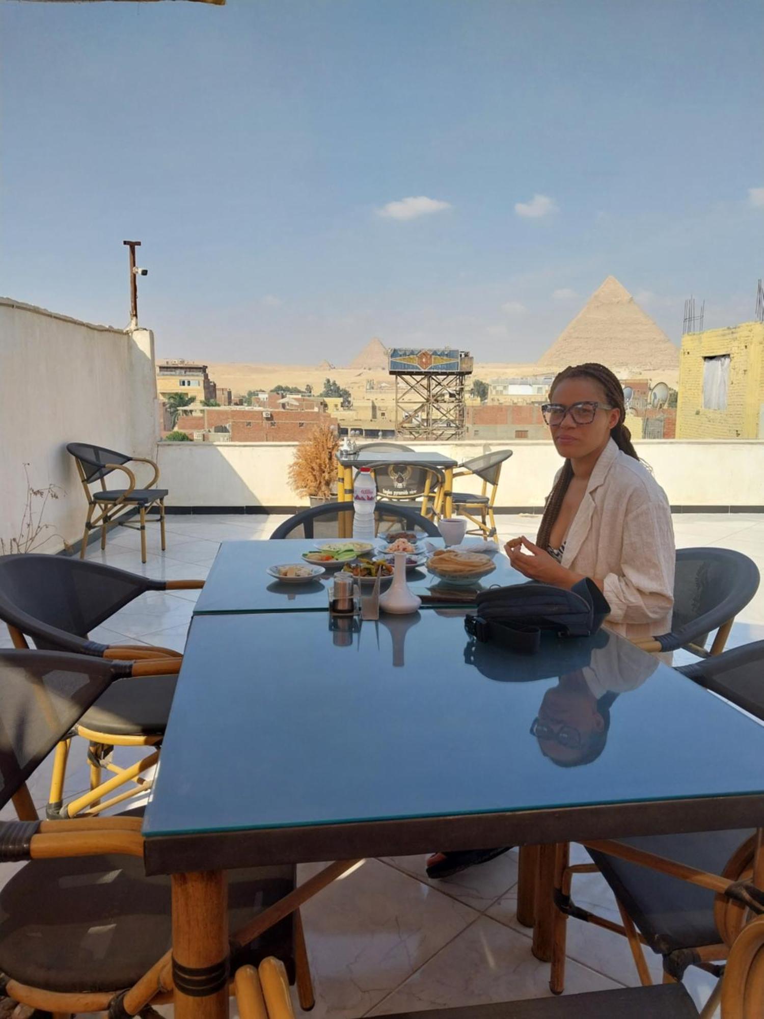 Отель Eagles Pyramids View Kafrat al Jabal Экстерьер фото